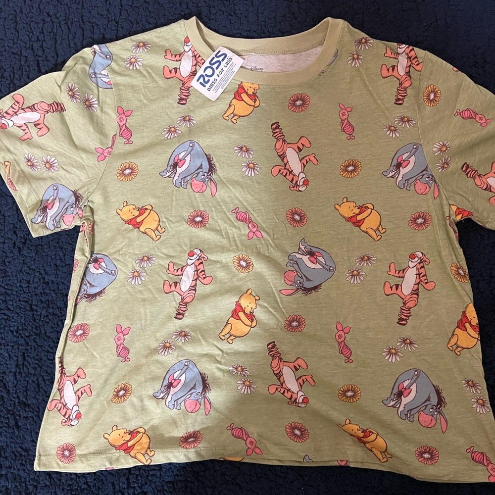 Green Winnie the Pooh Character shirt